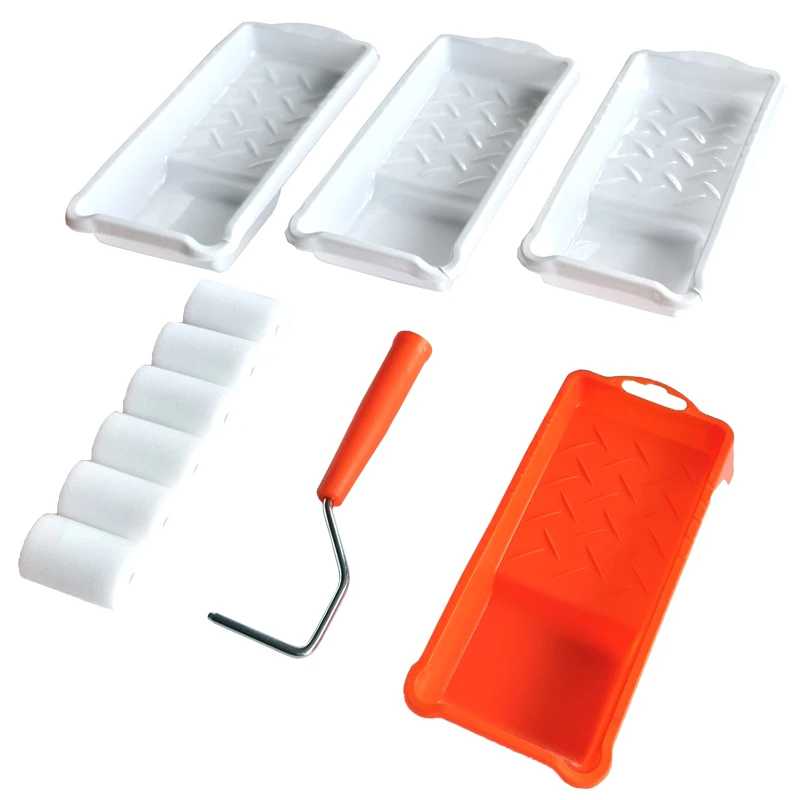 NEW 2 Inch Small Paint Roller Kit High-Density Foam Paint Roller Paint Tray Liner For Wall Painting Tools
NEW 2 Inch Small Paint Roller Kit High-Density Foam Paint Roller Paint Tray Liner For Wall Painting Tools