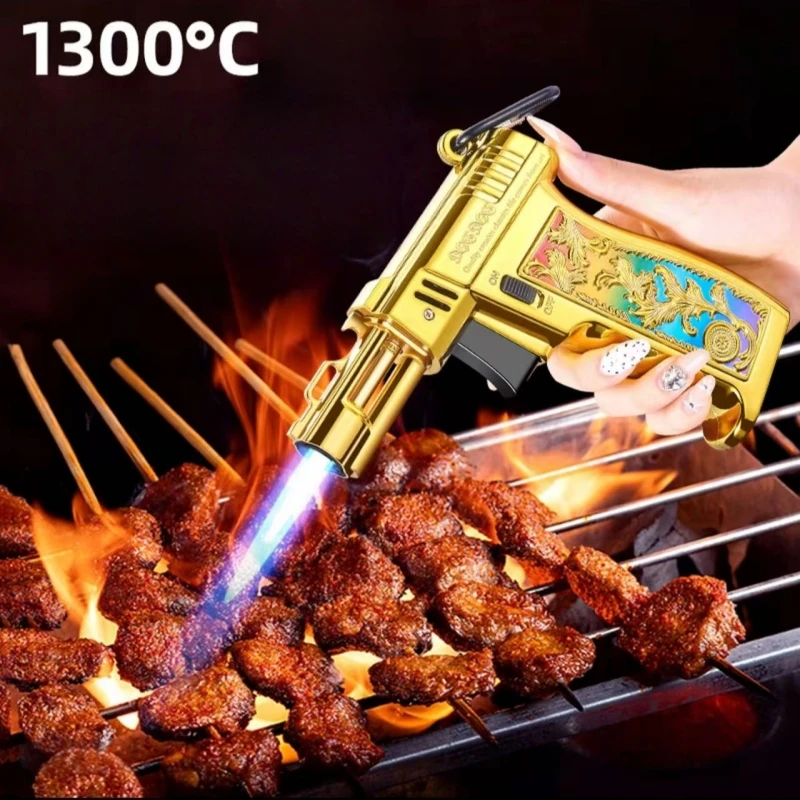 New spray gun, welding gun, lighter, direct windproof outdoor barbecue multi-purpose ignition gun, cigarette accessories
New spray gun, welding gun, lighter, direct windproof outdoor barbecue multi-purpose ignition gun, cigarette accessories