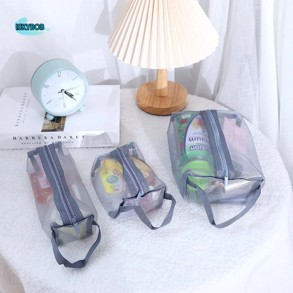 Toiletry Bag Travel Wash Bag Fashion Handbag Mesh Women Cosmetic Bag Zipper Makeup Bag Skin Care Storage Bag Korean Storage Bag
Toiletry Bag Travel Wash Bag Fashion Handbag Mesh Women Cosmetic Bag Zipper Makeup Bag Skin Care Storage Bag Korean Storage Bag