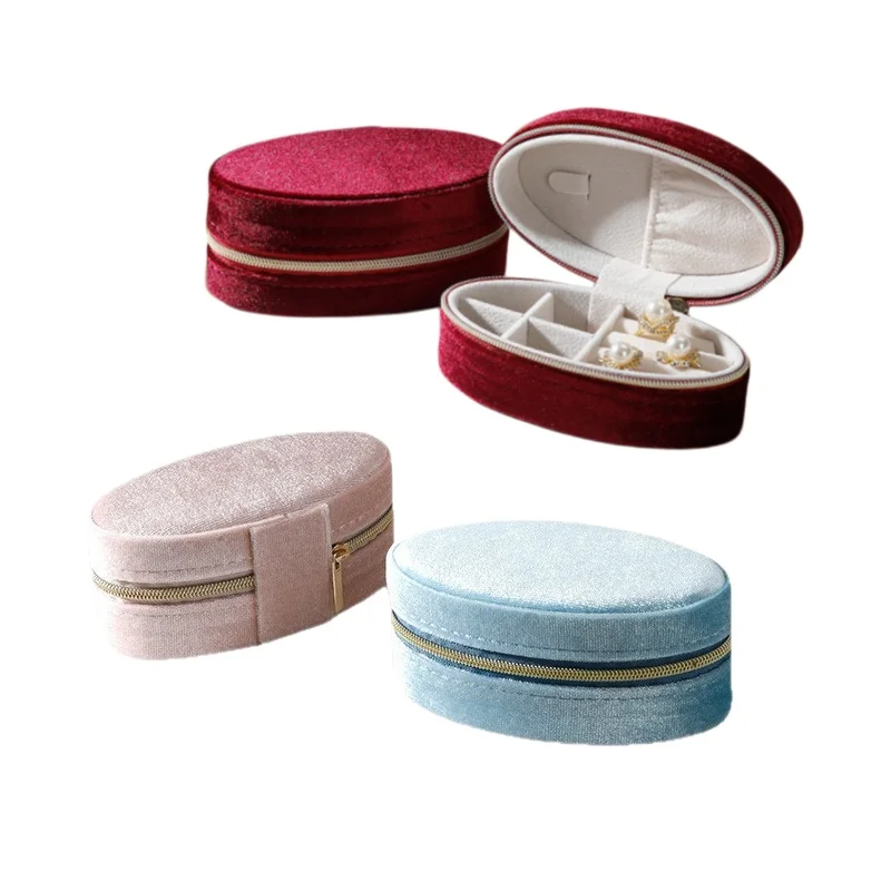 Portable Mini Jewelry Box Velvet Travel Jewelry Case for Rings Earrings Oval Trinkets Organizer for Ladies Girls
Portable Mini Jewelry Box Velvet Travel Jewelry Case for Rings Earrings Oval Trinkets Organizer for Ladies Girls