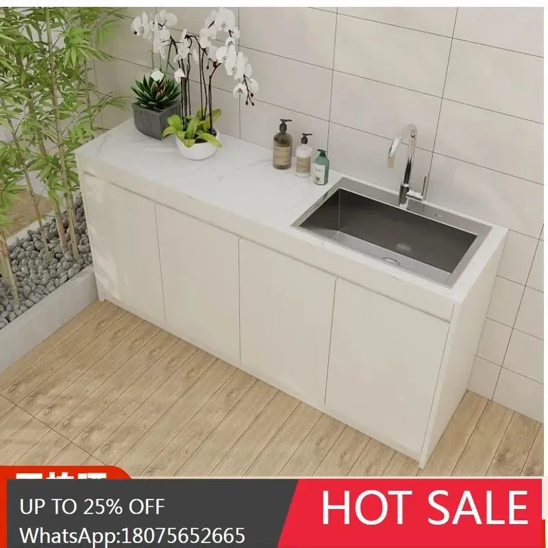 SGF Courtyard Balcony Waterproof Sunscreen Aluminum Alloy Sink Integrated Wash Basin Cabinet
SGF Courtyard Balcony Waterproof Sunscreen Aluminum Alloy Sink Integrated Wash Basin Cabinet