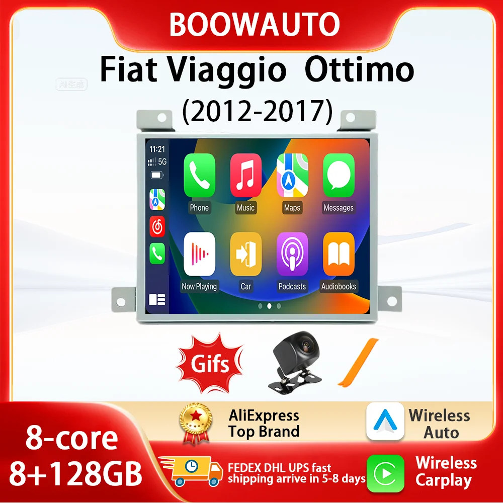 for Fiat Viaggio Ottimo 12-17Year Car radio video player GPS navigation wireless carplay Android auto 8.4-inch Android screen
for Fiat Viaggio Ottimo 12-17Year Car radio video player GPS navigation wireless carplay Android auto 8.4-inch Android screen