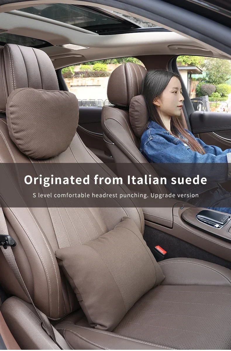 Luxury Car Headrest Pillow Super Soft Neck Support for Tesla Audi Benz BMW Interior Memory cotton waist pillow
Luxury Car Headrest Pillow Super Soft Neck Support for Tesla Audi Benz BMW Interior Memory cotton waist pillow