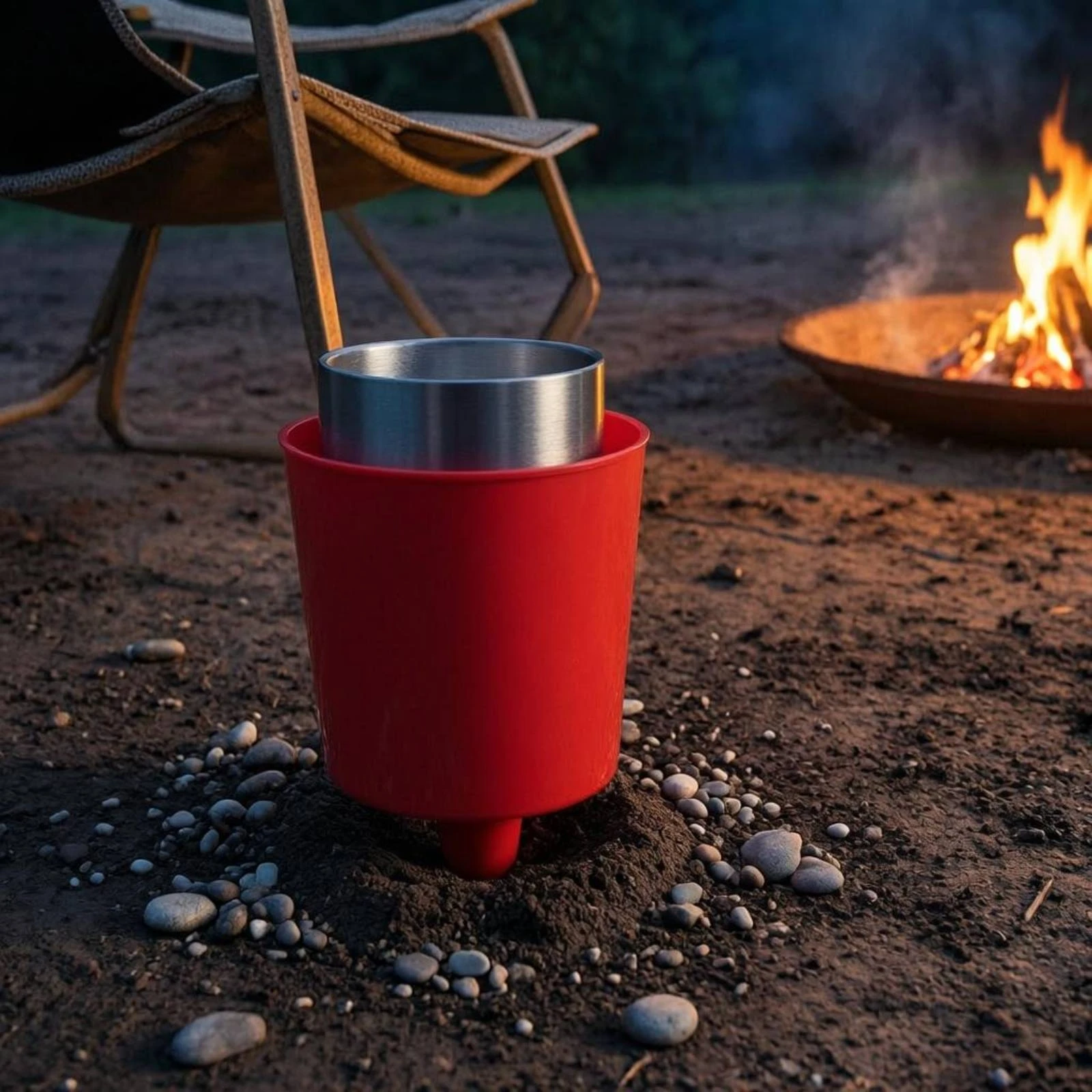 Plastic Cup Holder Stake Single-Piece Ground Spike Cup Holder Beverage Stake Molded Ground Drink Stand Pointed for Camping
Plastic Cup Holder Stake Single-Piece Ground Spike Cup Holder Beverage Stake Molded Ground Drink Stand Pointed for Camping