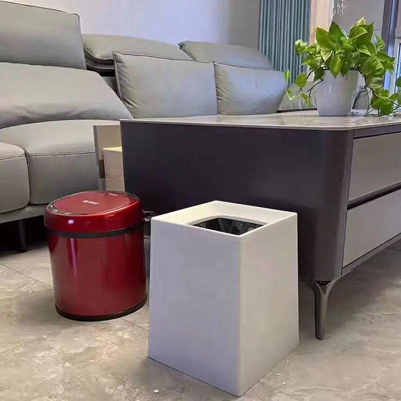 Nordic Simple Square Bin Lidless Household Bedroom Living Room Paper Basket Thickened Bucket Kitchen Toilet Plastic Canisters
Nordic Simple Square Bin Lidless Household Bedroom Living Room Paper Basket Thickened Bucket Kitchen Toilet Plastic Canisters