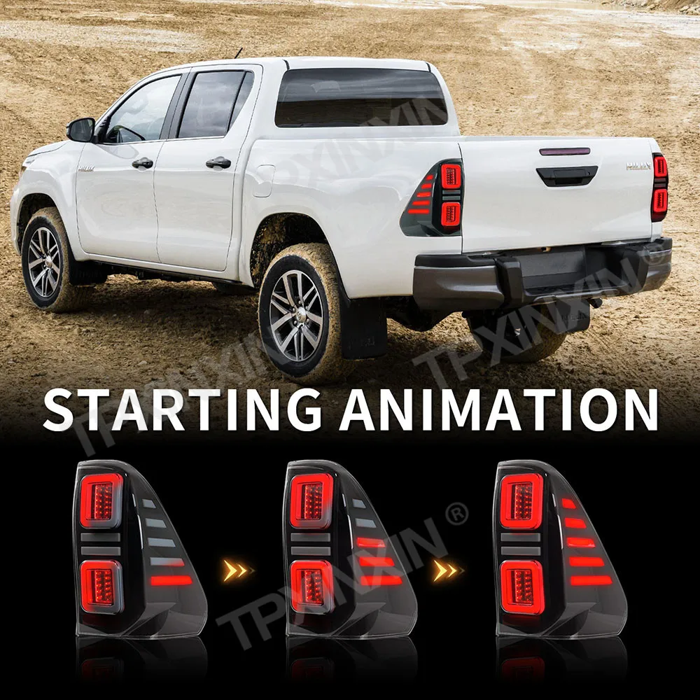 High Quality Auto Parts Suitable For Toyota Hilux 2015-2021 Tail Light LED Assembly Modified Tail light High Quality HEAD UNIT
High Quality Auto Parts Suitable For Toyota Hilux 2015-2021 Tail Light LED Assembly Modified Tail light High Quality HEAD UNIT