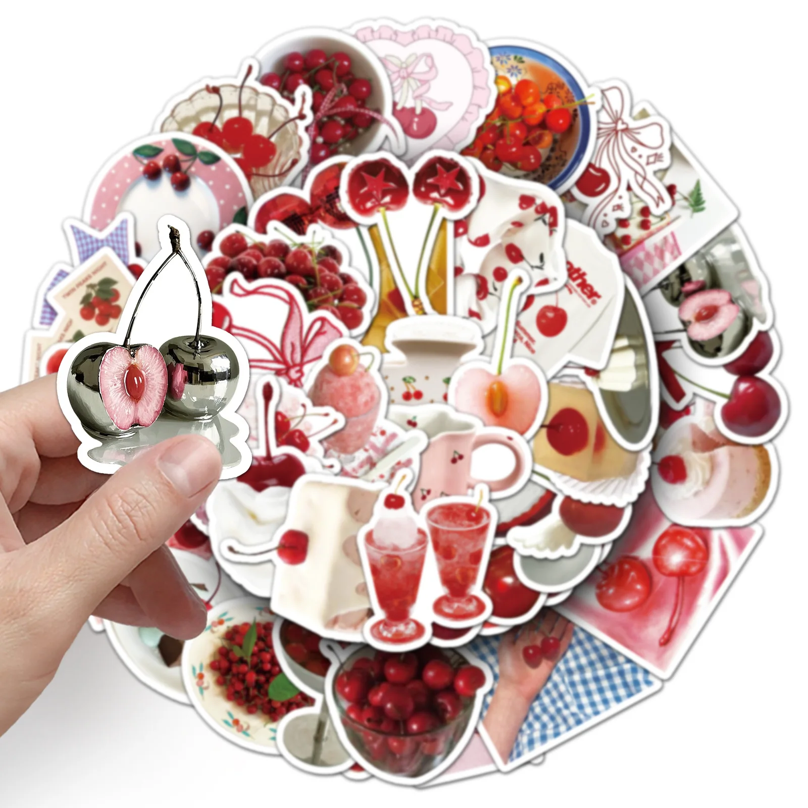10/30/50PCS Cartoon INS Style Fruit Cherry Stickers Personalized Creative Decoration Doodle Decoration Toys DIY Stationery Box
10/30/50PCS Cartoon INS Style Fruit Cherry Stickers Personalized Creative Decoration Doodle Decoration Toys DIY Stationery Box