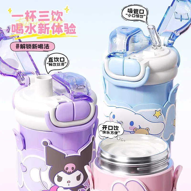 2025 New Kuromi Insulated Tumbler Large Capacity Cute Melody Stainless Steel Water Bottle with Straw Essential for sports travel
2025 New Kuromi Insulated Tumbler Large Capacity Cute Melody Stainless Steel Water Bottle with Straw Essential for sports travel