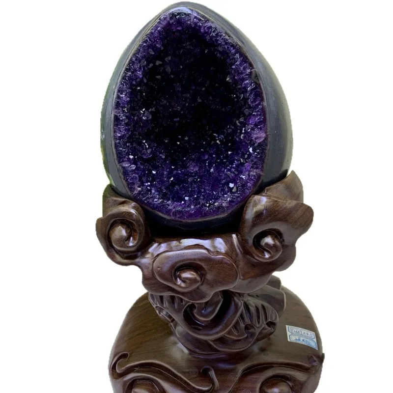 Natural raw ore amethyst cave cornucopia, money bag, dinosaur egg, amethyst cluster ornament
Natural raw ore amethyst cave cornucopia, money bag, dinosaur egg, amethyst cluster ornament