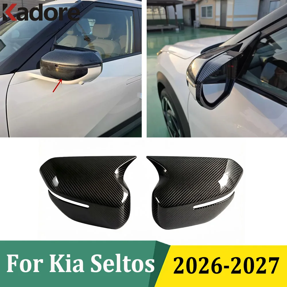 For Kia Seltos 2026 2027 ABS Carbon Fiber Side Door Rearview Mirror Cover Trim Side Mirror Cap Trim Car Modification Accessories
For Kia Seltos 2026 2027 ABS Carbon Fiber Side Door Rearview Mirror Cover Trim Side Mirror Cap Trim Car Modification Accessories