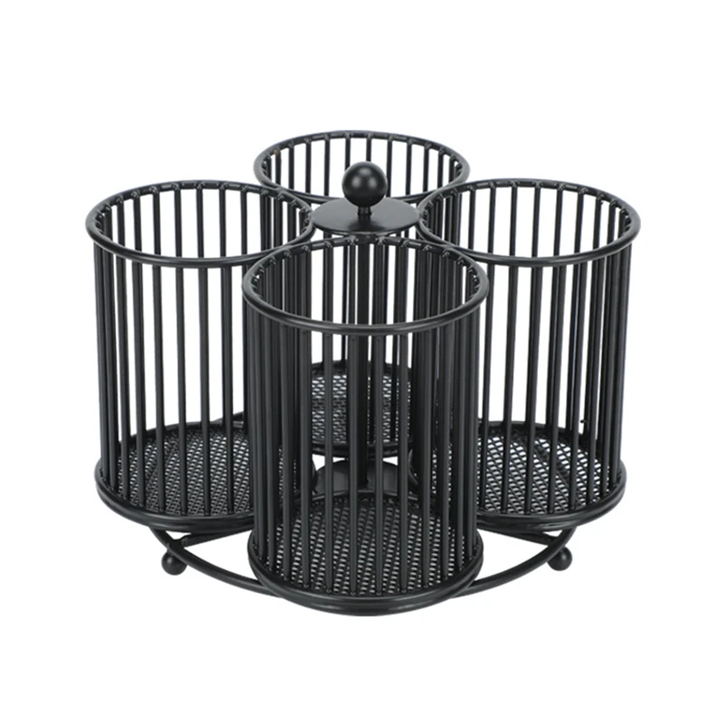 Black Pencil Holder Organizer, Metal 360° Rotating Pencil Storage For Desk Office School Makeup Cosmetic Organizer Round Black
Black Pencil Holder Organizer, Metal 360° Rotating Pencil Storage For Desk Office School Makeup Cosmetic Organizer Round Black