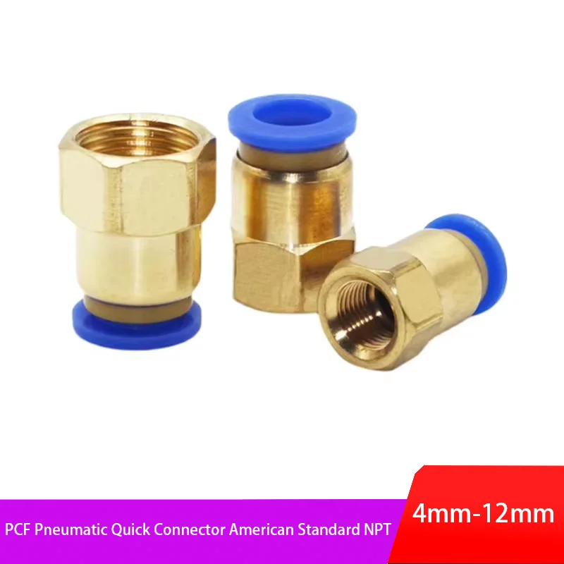 PCF Pneumatic Quick Connector American Standard NPT Internal Thread N1/8 N1/4 N3/8 N1/2 PU Hose Air Pipe 4 6 8 10 12mm 6-NPT1/4
PCF Pneumatic Quick Connector American Standard NPT Internal Thread N1/8 N1/4 N3/8 N1/2 PU Hose Air Pipe 4 6 8 10 12mm 6-NPT1/4