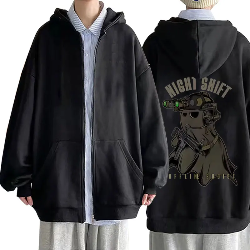 Outdoor Sports Tactical Zipper Hoodie Forward Observations Group Night Shift Zip Up Hoodies Men Women Vintage Casual Jacket Coat
Outdoor Sports Tactical Zipper Hoodie Forward Observations Group Night Shift Zip Up Hoodies Men Women Vintage Casual Jacket Coat
