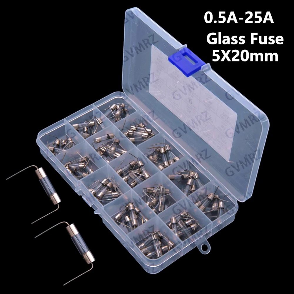 15Values 3.15A 4A 5A 6A 6.3A 8A 0.5A-25A 75PCS Glass Fuse 5X20 with PIN 250V 10A 12A 15A 20A 25A 0.5A 1A 2A 3A
15Values 3.15A 4A 5A 6A 6.3A 8A 0.5A-25A 75PCS Glass Fuse 5X20 with PIN 250V 10A 12A 15A 20A 25A 0.5A 1A 2A 3A