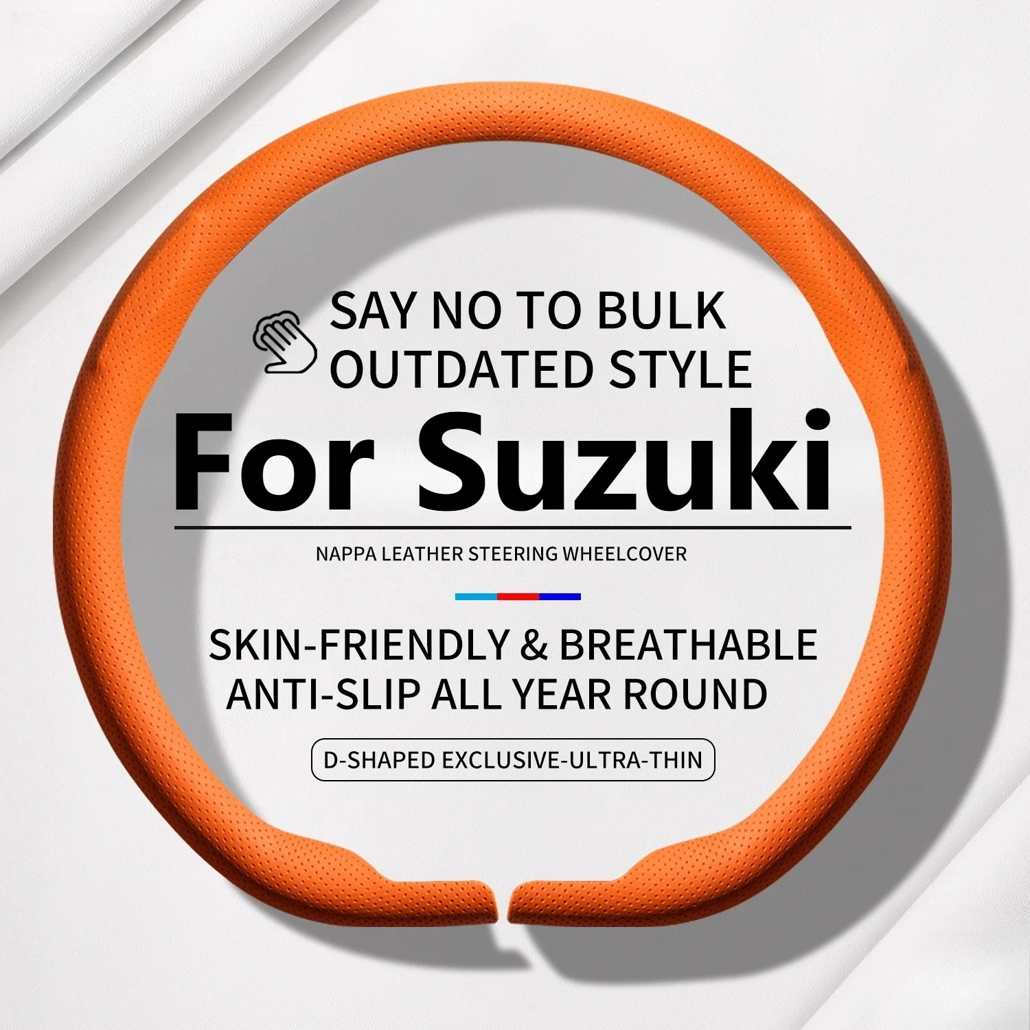 37cm Ultra Thin Breathable Steering Wheel Cover For Suzuki Spacia Hustler Wagon R Alto Jimny Comfortable Hand Feel All Weather
37cm Ultra Thin Breathable Steering Wheel Cover For Suzuki Spacia Hustler Wagon R Alto Jimny Comfortable Hand Feel All Weather