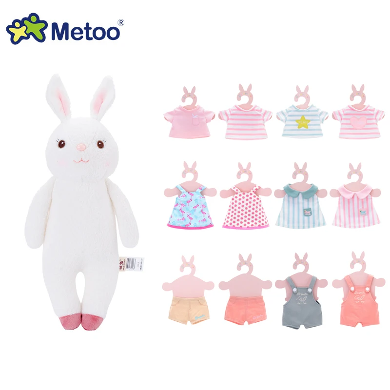 DIY Fashionable Outfits Bunny Plush Doll Soft Rabbit with Matching Clothes Cute Stuffed Toy Kids Xmas Gift Original Metoo Dolls
DIY Fashionable Outfits Bunny Plush Doll Soft Rabbit with Matching Clothes Cute Stuffed Toy Kids Xmas Gift Original Metoo Dolls