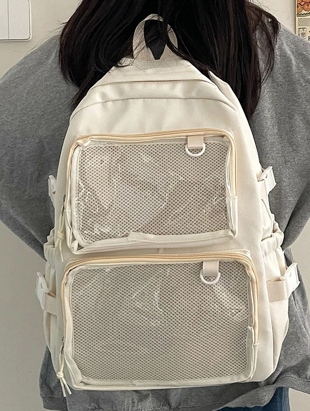 Japanese Kawaii Itabag Women New 2026 Transparent Backpack Women Large Capacity Ita Backpack School Bags for College Student JK
Japanese Kawaii Itabag Women New 2026 Transparent Backpack Women Large Capacity Ita Backpack School Bags for College Student JK