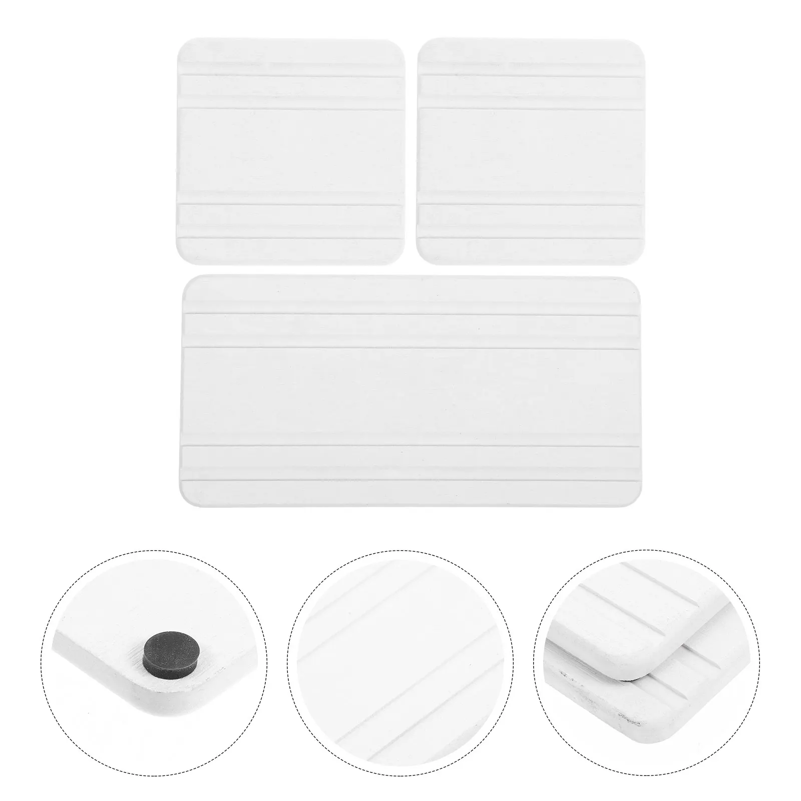 3pcs Stone Drying Tray Pad 16x12 Gray Fast Absorbing Kitchen Counter Soap Bathroom Sink Mat Dry Reusable Stoneware
3pcs Stone Drying Tray Pad 16x12 Gray Fast Absorbing Kitchen Counter Soap Bathroom Sink Mat Dry Reusable Stoneware