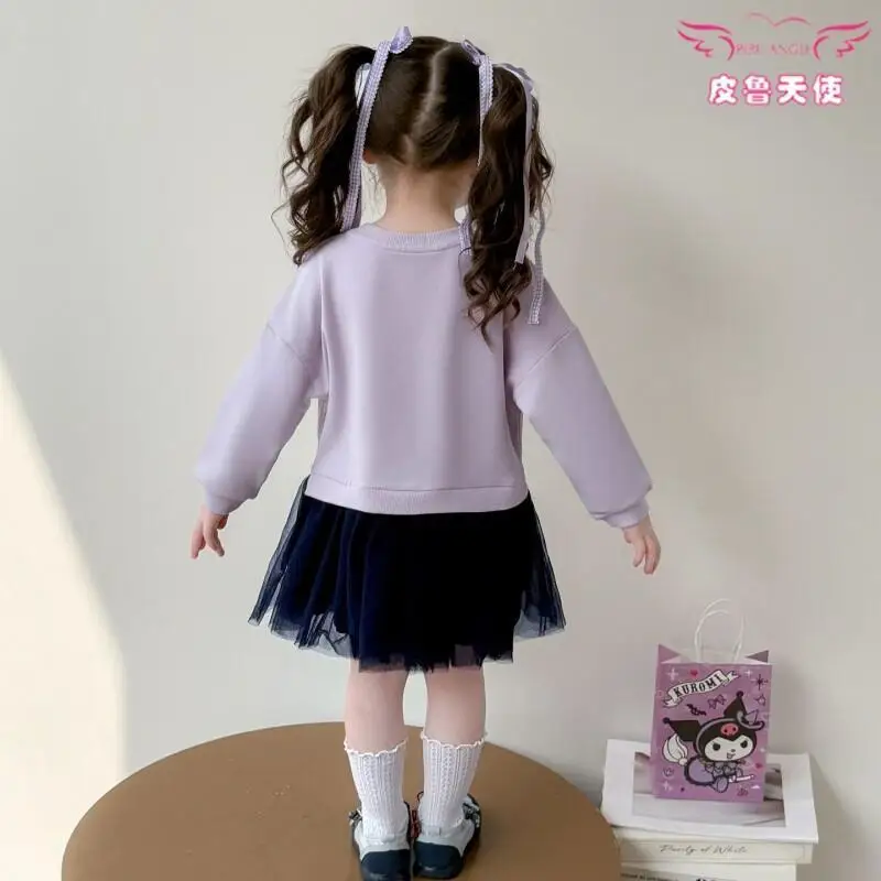 Платье для девочек Sanrio Hello Kitty из мягкой хлопковой смеси, осенне-весенняя коллекция 2025, модный стиль «Принцесса», детская одежда
Платье для девочек Sanrio Hello Kitty из мягкой хлопковой смеси, осенне-весенняя коллекция 2025, модный стиль «Принцесса», детская одежда