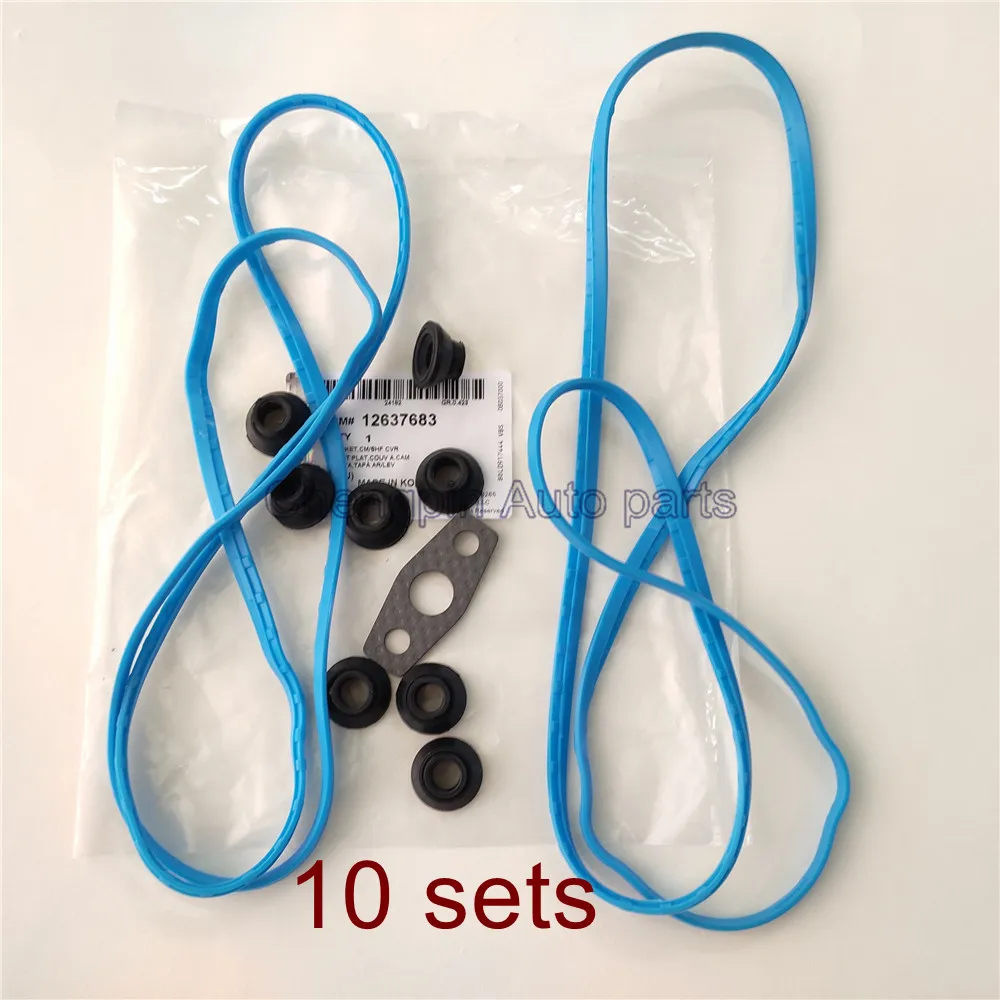 10 комплектов прокладок крышки клапана двигателя для GMC Silverado Suburban Tahoe Trailblazer 12637683 VS50504R1 для Chevrolet EXPRESS CORVETTE
10 комплектов прокладок крышки клапана двигателя для GMC Silverado Suburban Tahoe Trailblazer 12637683 VS50504R1 для Chevrolet EXPRESS CORVETTE