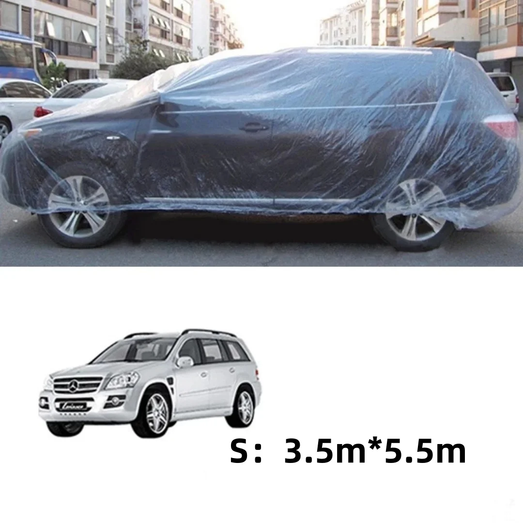 Disposable Transparent Car Cover Universal PEVA Dustproof Scratch Free Auto Protector for Indoor Use Vehicle Exterior Protection
Disposable Transparent Car Cover Universal PEVA Dustproof Scratch Free Auto Protector for Indoor Use Vehicle Exterior Protection