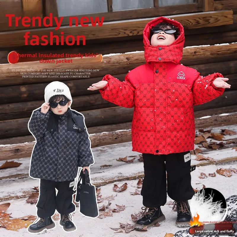 Модная белая пуховая куртка для мальчиков, детская зимняя одежда из хлопка, стильная детская одежда
Модная белая пуховая куртка для мальчиков, детская зимняя одежда из хлопка, стильная детская одежда