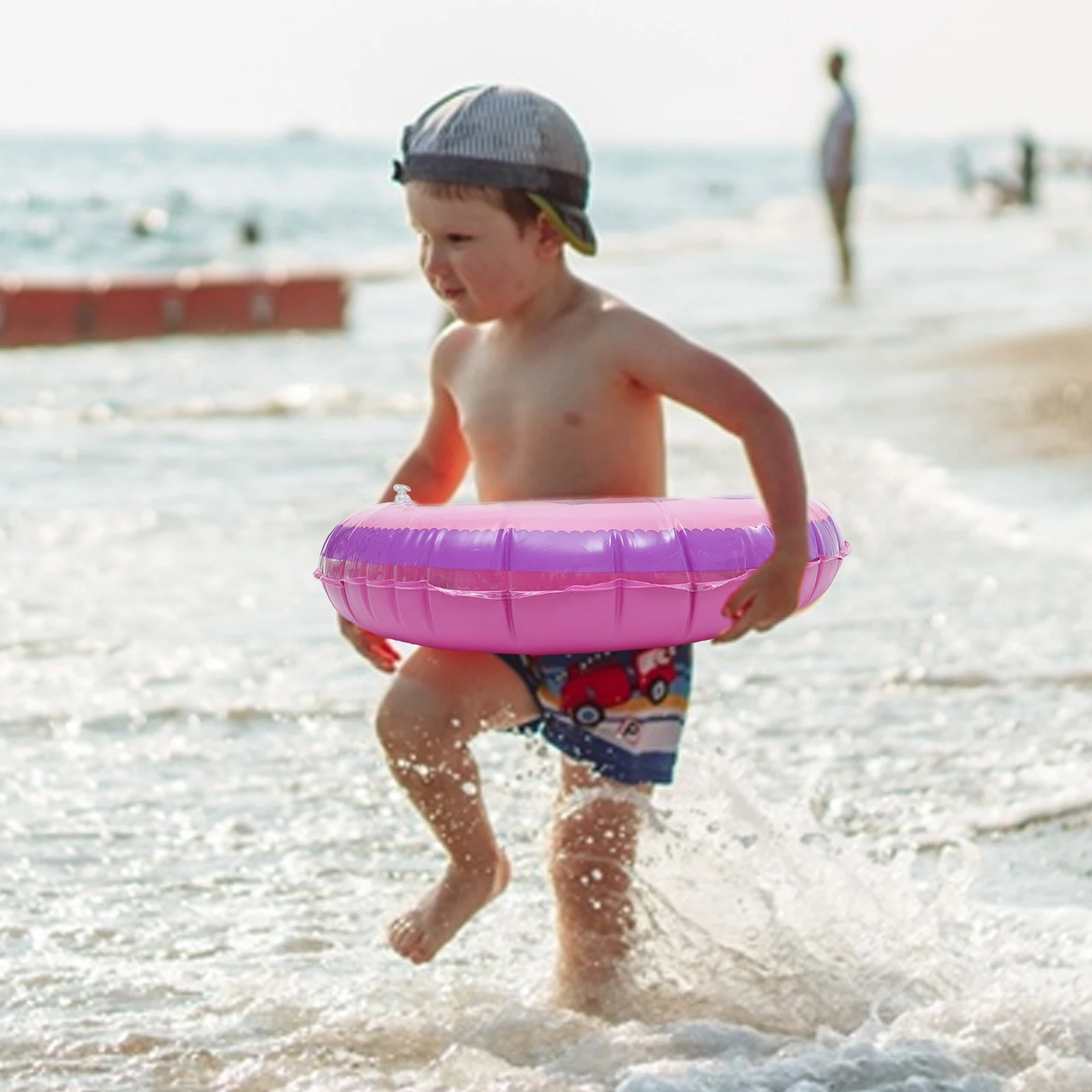 Inflatable Swim Ring PVC Thickened 80 R om Color Lightweight Portable Swimming Pool Beach Floating Summer Water Toy
Inflatable Swim Ring PVC Thickened 80 R om Color Lightweight Portable Swimming Pool Beach Floating Summer Water Toy