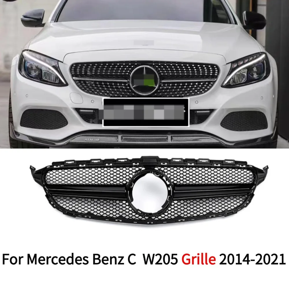 For Sport Front Bumper Grille Inlet Grill Mesh Grid Tuning for Mercedes Benz W205 C-Class 2014-2021 C200 C300 C250 C43 AM
For Sport Front Bumper Grille Inlet Grill Mesh Grid Tuning for Mercedes Benz W205 C-Class 2014-2021 C200 C300 C250 C43 AM