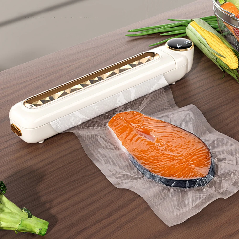 Automatic Packaging Machine One Click Intelligent Operation Household Sealing Machine Food Vacuum Sealer Machine Kitchen Gadget
Automatic Packaging Machine One Click Intelligent Operation Household Sealing Machine Food Vacuum Sealer Machine Kitchen Gadget