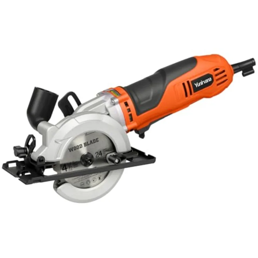 Мини-циркулярная пила 6А, 5200 об/мин, сетевая, с направляющей для пропилов, компактная, с 2 лезвиями: 24T для дерева и 60T для металла
Мини-циркулярная пила 6А, 5200 об/мин, сетевая, с направляющей для пропилов, компактная, с 2 лезвиями: 24T для дерева и 60T для металла