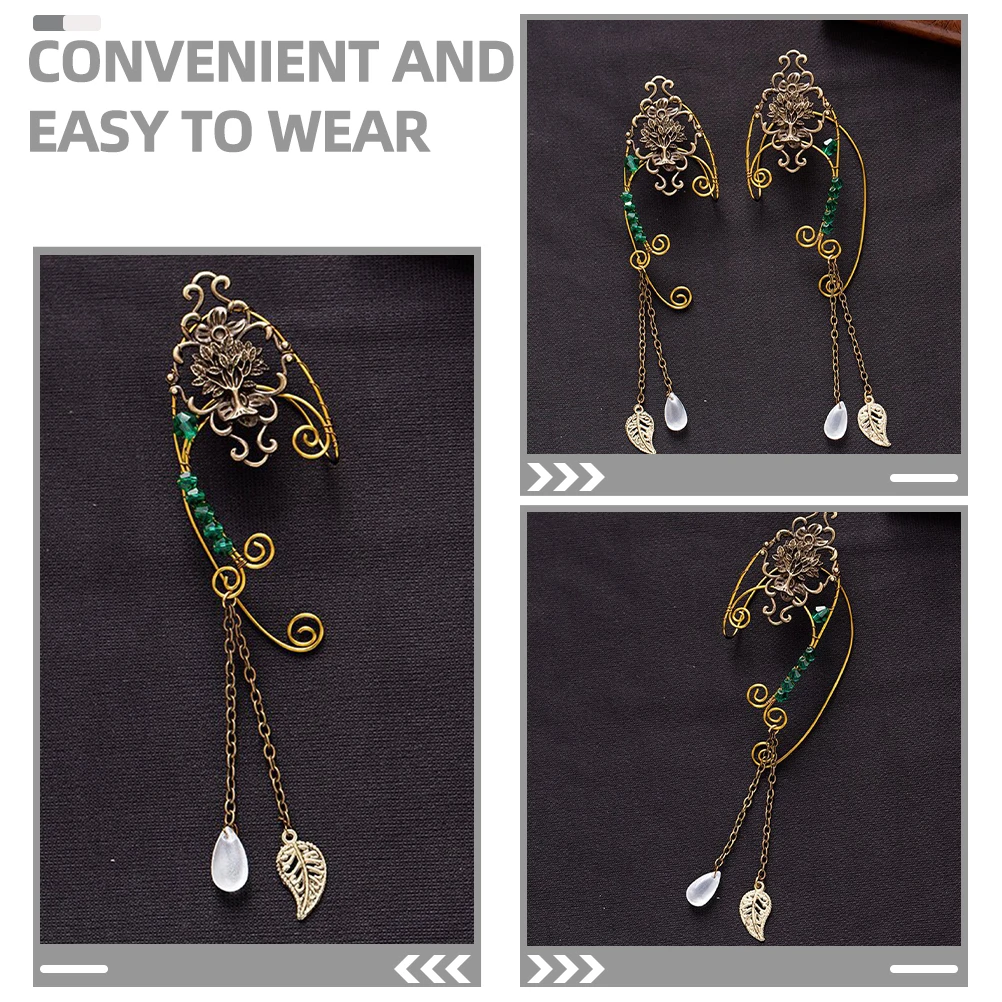 Non Piercing Elf Cuff Earrings H made Zinc Alloy Fairy Accessories Women Ear Clamps Comfortable Cosplay
Non Piercing Elf Cuff Earrings H made Zinc Alloy Fairy Accessories Women Ear Clamps Comfortable Cosplay
