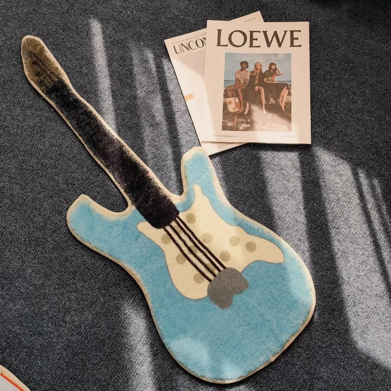 Creative Music Children's Room Carpet Irregular Guitar Decorative Carpets Cute Bedroom Long Strip Floor Mats Soft Plush Foot Mat
Creative Music Children's Room Carpet Irregular Guitar Decorative Carpets Cute Bedroom Long Strip Floor Mats Soft Plush Foot Mat