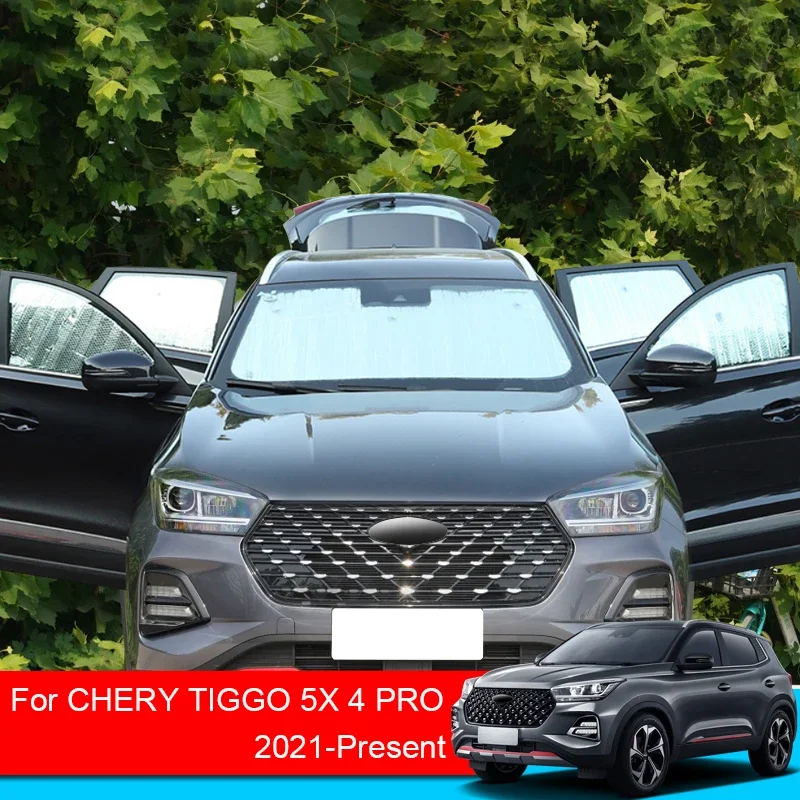 Для Chery Tiggo 5X 4 PRO 2021-2025 автомобильные солнцезащитные козырьки, защита от ультрафиолета, оконная занавеска, солнцезащитный козырек, лобовое стекло, автомобильные аксессуары
Для Chery Tiggo 5X 4 PRO 2021-2025 автомобильные солнцезащитные козырьки, защита от ультрафиолета, оконная занавеска, солнцезащитный козырек, лобовое стекло, автомобильные аксессуары