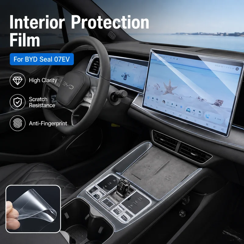Interior Film For BYD Seal 07EV Dashboard Navigation Screen Protector TPU High Clarity, Replacement Parts, Car Accessories
Interior Film For BYD Seal 07EV Dashboard Navigation Screen Protector TPU High Clarity, Replacement Parts, Car Accessories