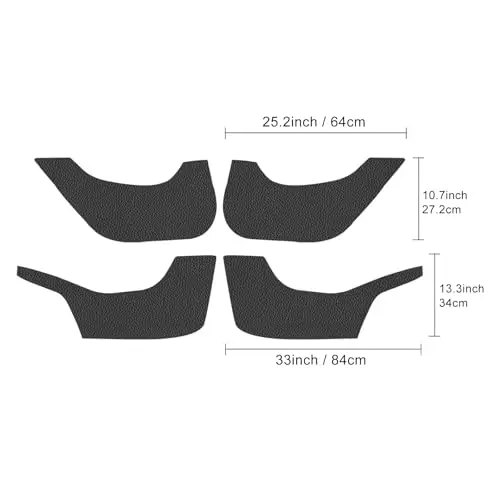 Litchi Texture Car Door Kick Protector Pad Set 4pcs Scratch Resistant Side Cover For Vehicle Interior
Litchi Texture Car Door Kick Protector Pad Set 4pcs Scratch Resistant Side Cover For Vehicle Interior