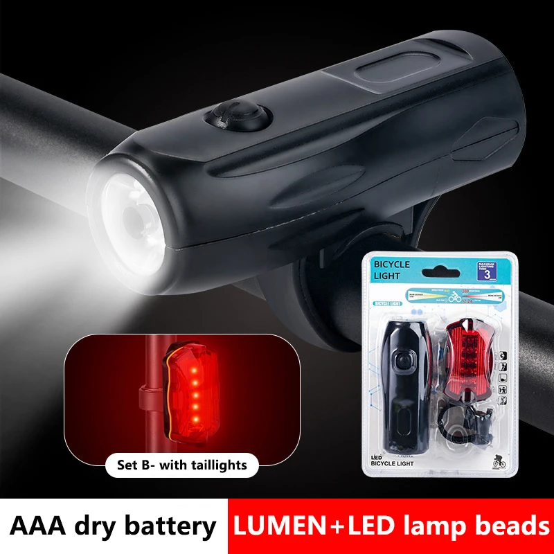 2pcs Bicycle Front Light Tail Lights MTB Road Bikes Headlight Cycling Flashlight Taillights Bicycle Lamps Set Bike Accessories
2pcs Bicycle Front Light Tail Lights MTB Road Bikes Headlight Cycling Flashlight Taillights Bicycle Lamps Set Bike Accessories