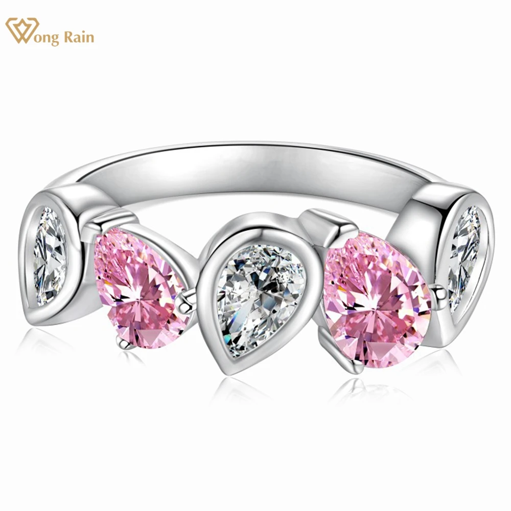 Wong Rain Romantic 100% 925 Sterling Silver Pear 5*7 MM Lab Sapphire Gemstone Ring for Women Fine Jewelry Wedding Band Wholesale
Wong Rain Romantic 100% 925 Sterling Silver Pear 5*7 MM Lab Sapphire Gemstone Ring for Women Fine Jewelry Wedding Band Wholesale