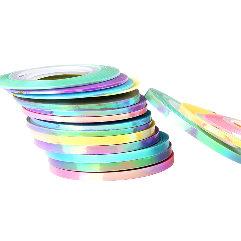 18 Rolls Gold Silver Shining Nail Tape Line Nail Art DIY Decoration Manicure Pedicure Mixed Colors
18 Rolls Gold Silver Shining Nail Tape Line Nail Art DIY Decoration Manicure Pedicure Mixed Colors