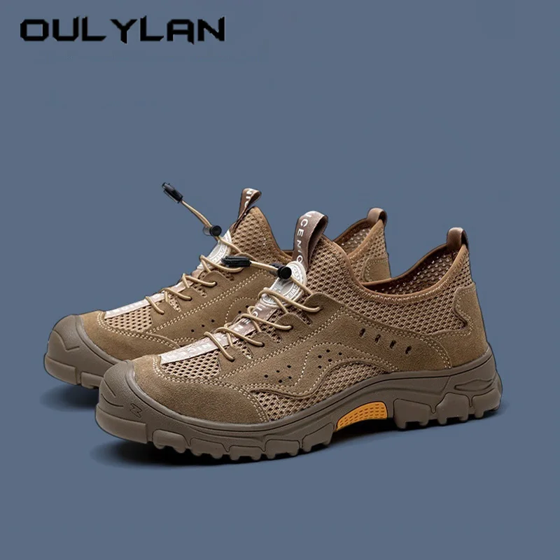 Oulylan Anti-puncture High-quality Anti-slip Work Footwear Steel Toe Anti-smash Labor Boots Men Summer Breathable Safety Shoes
Oulylan Anti-puncture High-quality Anti-slip Work Footwear Steel Toe Anti-smash Labor Boots Men Summer Breathable Safety Shoes