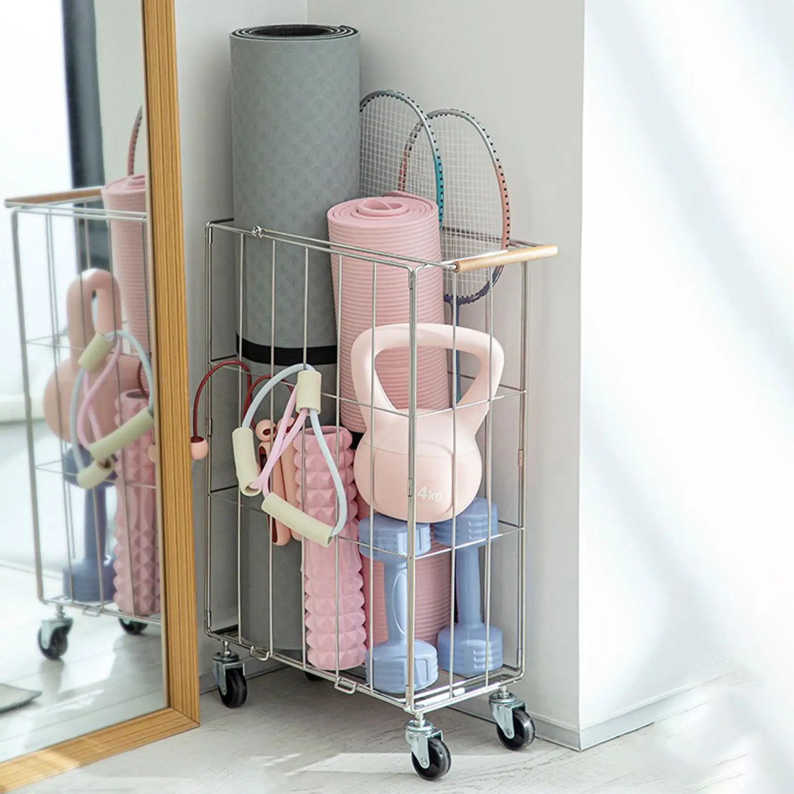 Portable Foldable Laundry Hamper with Wheels Modern Storage Organizer for Laundry Room and Travel Use
Portable Foldable Laundry Hamper with Wheels Modern Storage Organizer for Laundry Room and Travel Use