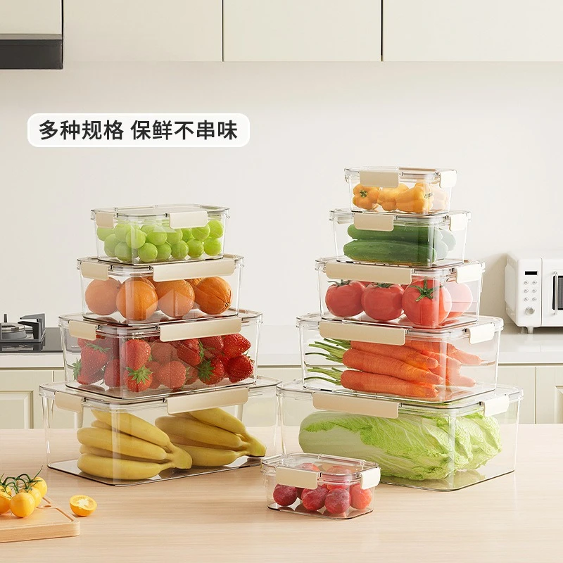 Пищевые прозрачные герметичные контейнеры для хранения с крышками, штабелируемые для холодильника, кухни, дома
Пищевые прозрачные герметичные контейнеры для хранения с крышками, штабелируемые для холодильника, кухни, дома