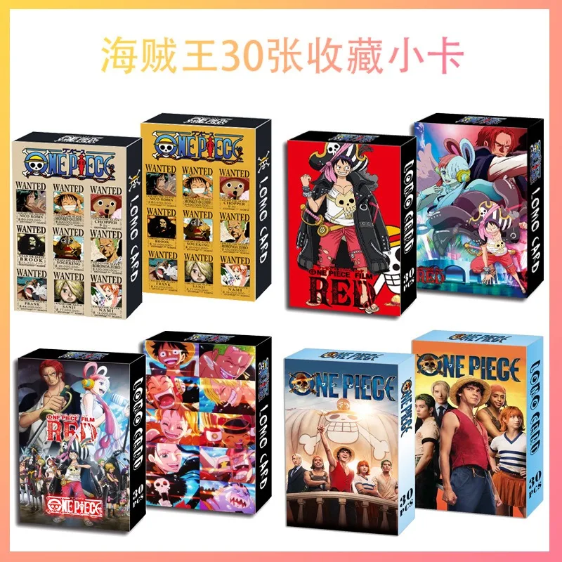 One Piece peripheral collection small cards 30 collection cards LOMO card Chopper Luffy high-definition photo card
One Piece peripheral collection small cards 30 collection cards LOMO card Chopper Luffy high-definition photo card