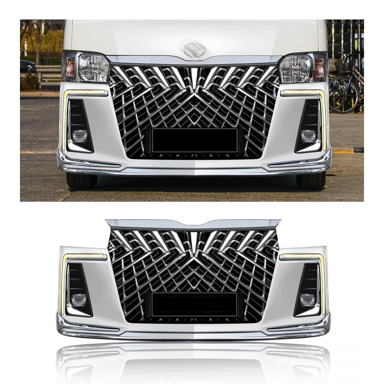 Car Accessories Front Rear Bumper Facelift Wide Conversion Body Kit for ToyotaS Hiace 2005 2012-2018
Car Accessories Front Rear Bumper Facelift Wide Conversion Body Kit for ToyotaS Hiace 2005 2012-2018
