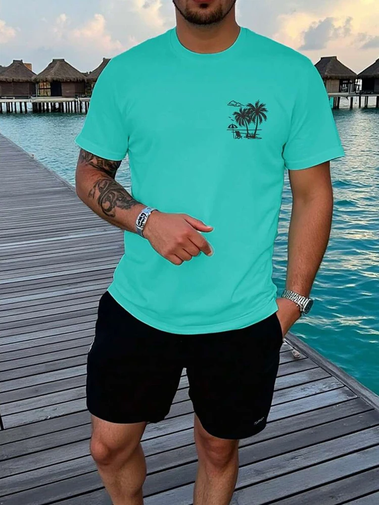 2025 Hawaii Men's Beach Shorts Outdoor Street Men's Sports Short-sleeved Tops Summer Casual Men's T-shirts And Beach Shorts Sets
2025 Hawaii Men's Beach Shorts Outdoor Street Men's Sports Short-sleeved Tops Summer Casual Men's T-shirts And Beach Shorts Sets
