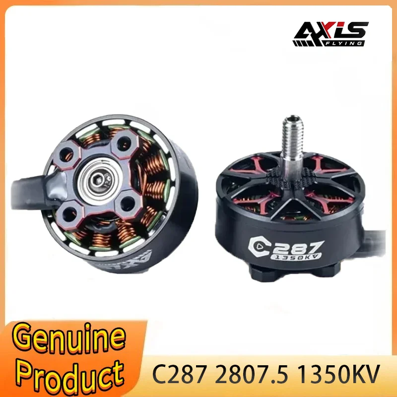 Бесколлекторный двигатель Axisflying C287 2807.5 1350KV 1750KV 4-6S для FPV-дрона, фристайла, 7-дюймовых дальнобойных моделей LR7, запчасть для DIY-сборки
Бесколлекторный двигатель Axisflying C287 2807.5 1350KV 1750KV 4-6S для FPV-дрона, фристайла, 7-дюймовых дальнобойных моделей LR7, запчасть для DIY-сборки