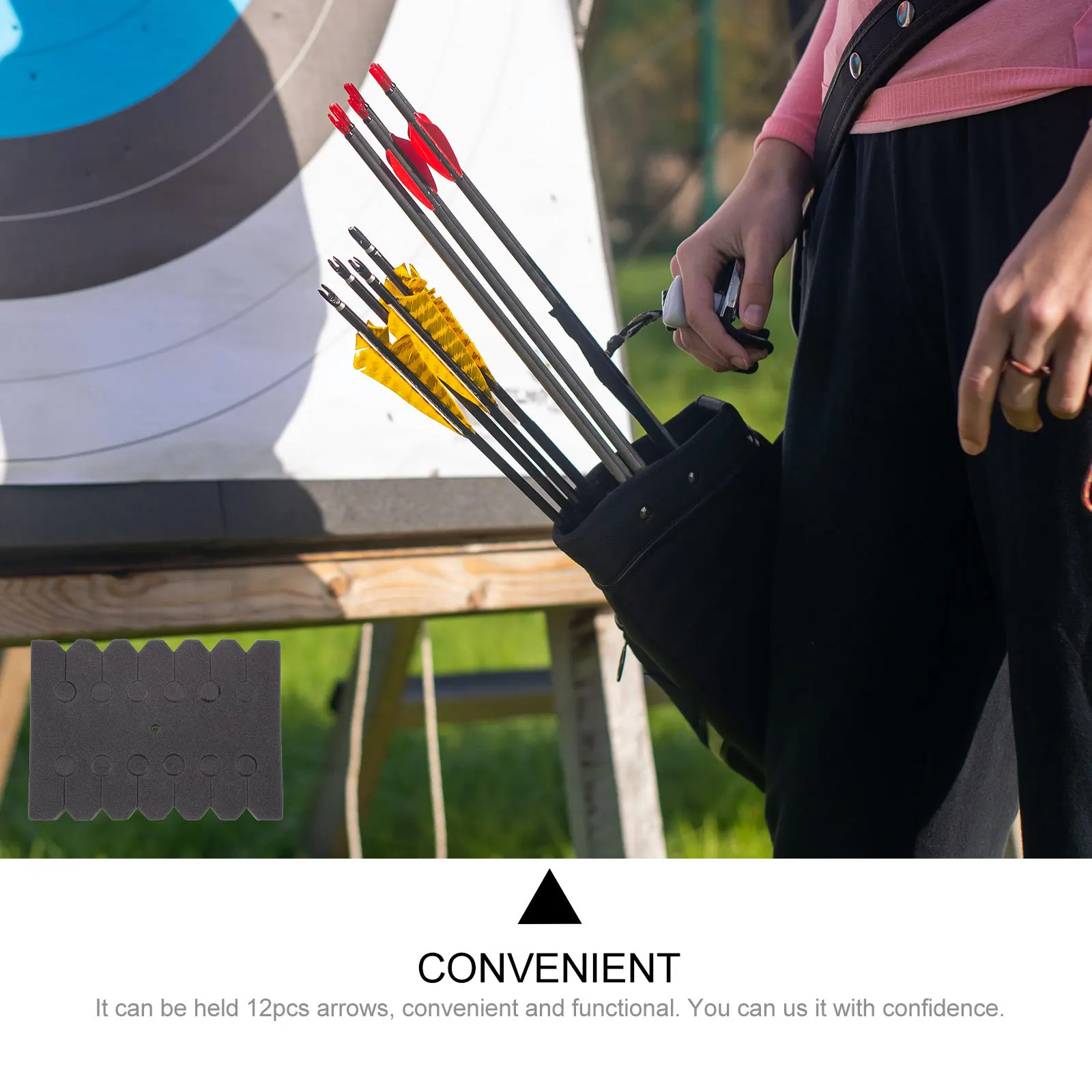 7Pcs Eva Sponge Arrow Separator Archery Rack Lightweight Durable Arrow Holder Bow Accessories Practical Sponge Separator
7Pcs Eva Sponge Arrow Separator Archery Rack Lightweight Durable Arrow Holder Bow Accessories Practical Sponge Separator