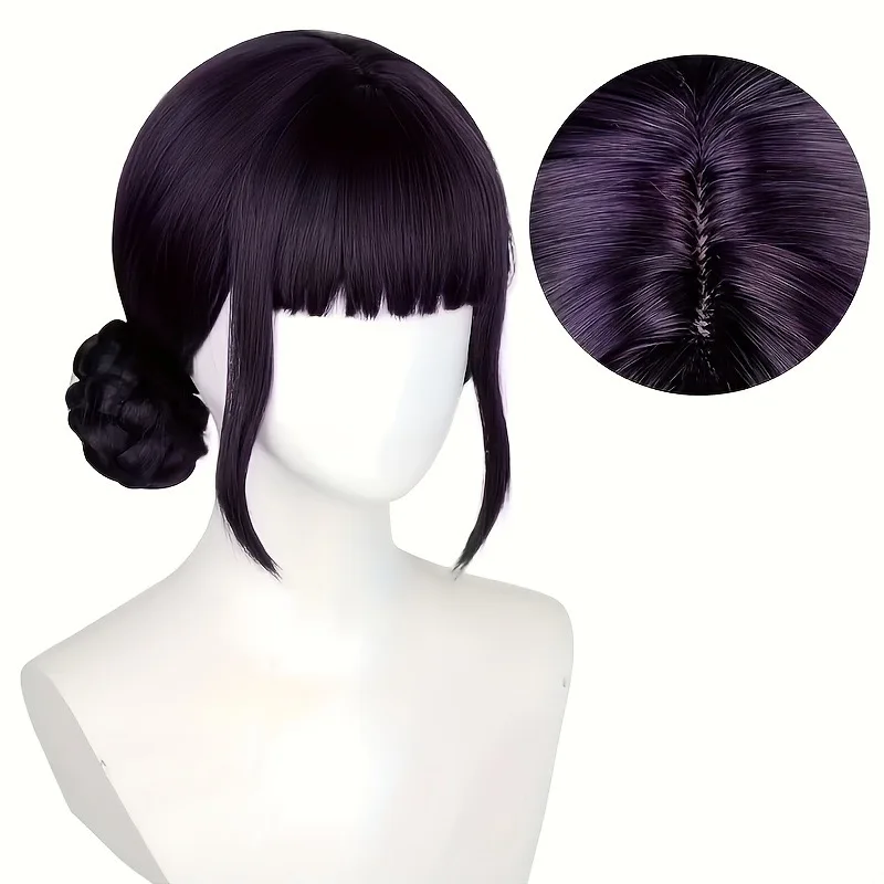 Purple Blended Two Braid Synthetic Wig, Stylish Anime Cosplay Wig, Breathable Head-Mounted Heat Resistant Wig for Cosplay Costum
Purple Blended Two Braid Synthetic Wig, Stylish Anime Cosplay Wig, Breathable Head-Mounted Heat Resistant Wig for Cosplay Costum