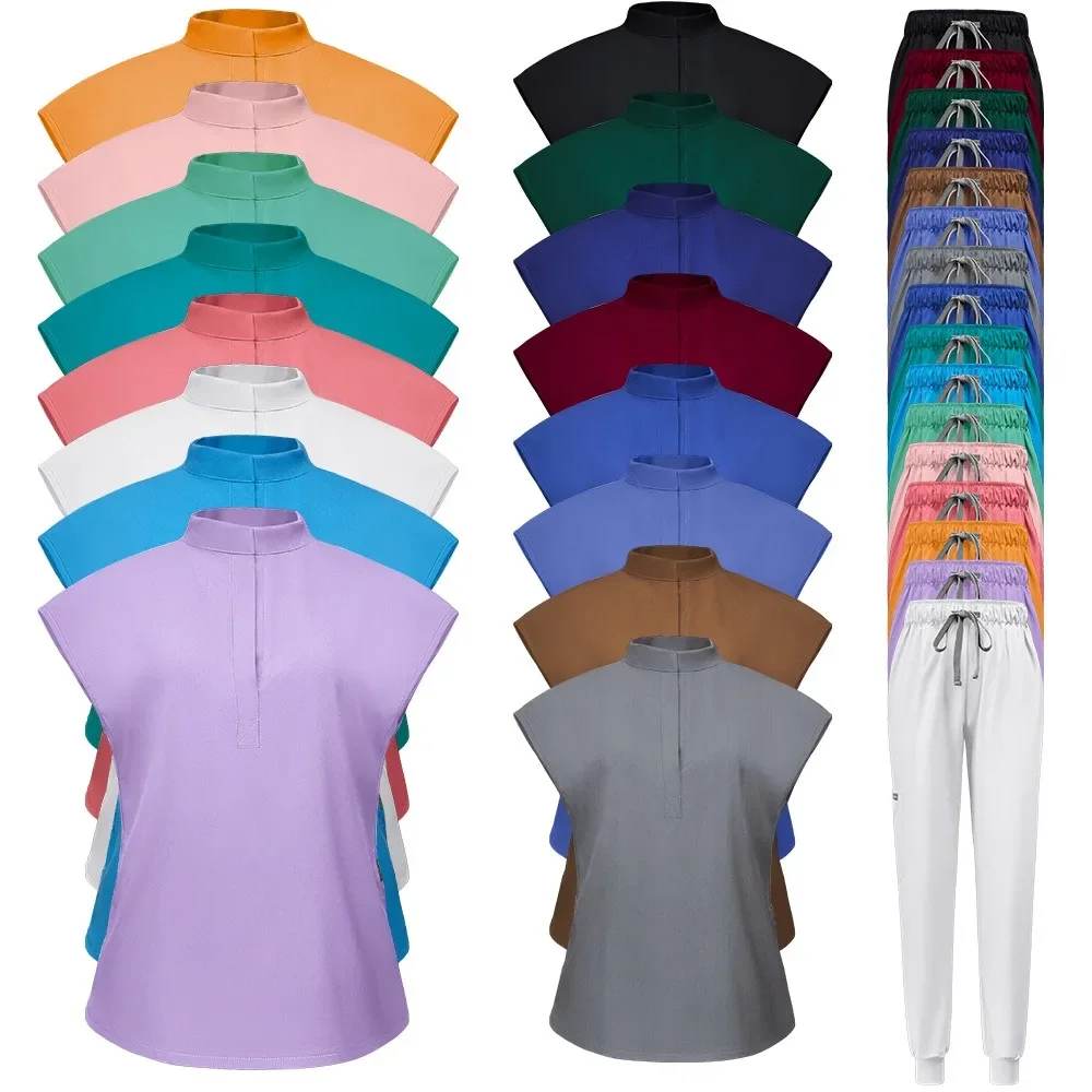Hand Washing Clothes Elastic Nursing Clothes Short Sleeved Women's Suits Doctors Nurses Nursing Staff Work Clothes
Hand Washing Clothes Elastic Nursing Clothes Short Sleeved Women's Suits Doctors Nurses Nursing Staff Work Clothes