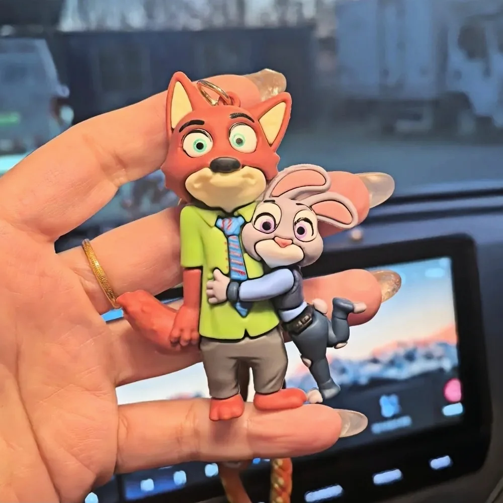 disney Zootopia Keychain Set Judy Nick Wilde PVC Figure Keychain, Disney Movie Character Key Ring, Animal Cartoon Bag Charm Gift
disney Zootopia Keychain Set Judy Nick Wilde PVC Figure Keychain, Disney Movie Character Key Ring, Animal Cartoon Bag Charm Gift