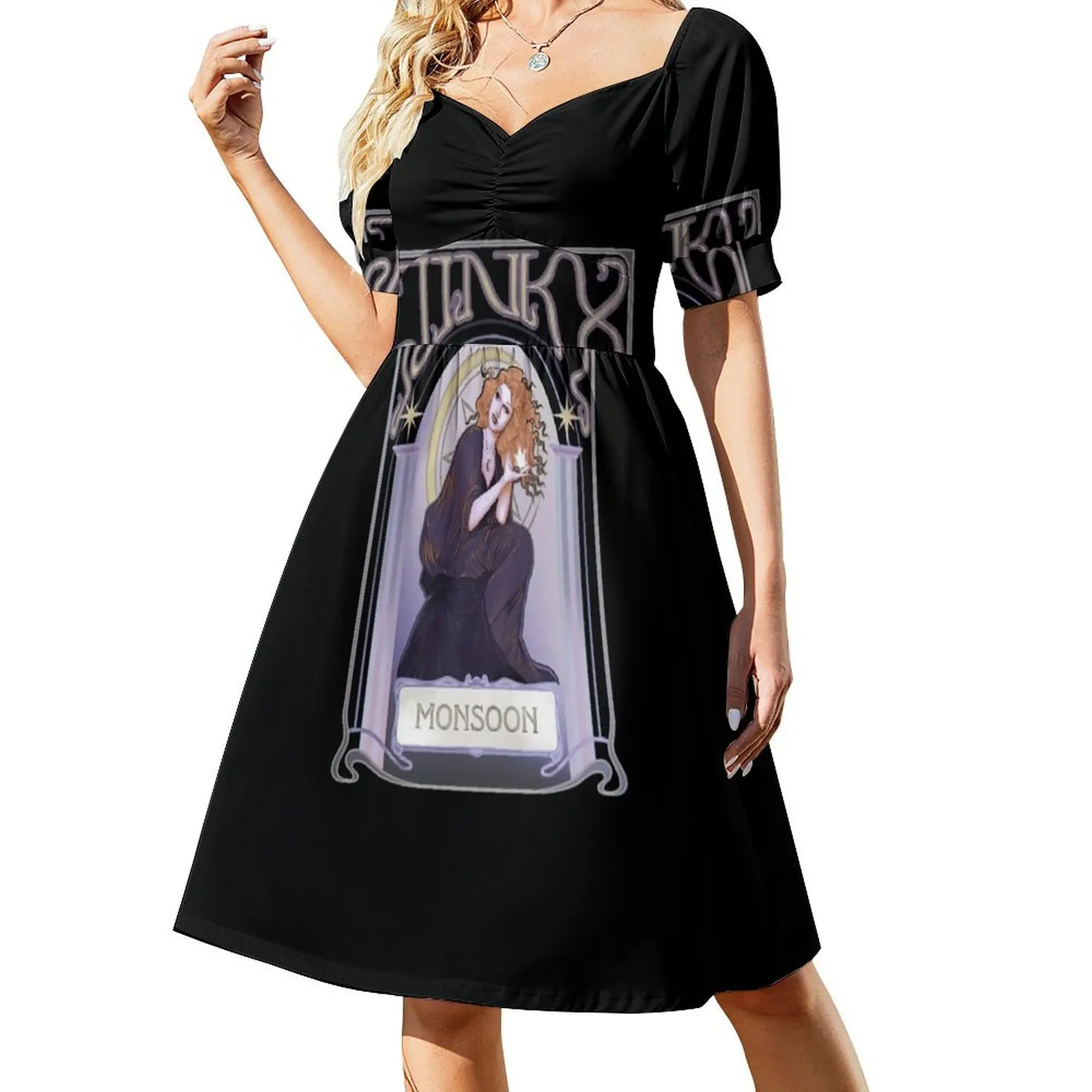 Jinkx Monsoon Tarot Short-Sleeved Dress beach dress summer clothes for women
Jinkx Monsoon Tarot Short-Sleeved Dress beach dress summer clothes for women